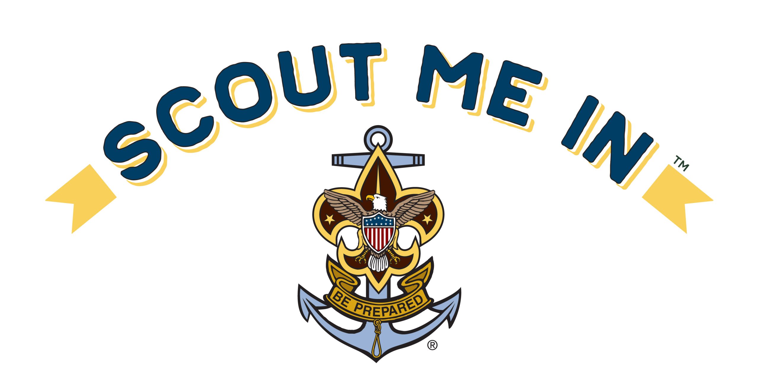 Sea Scouts Scout Me In Logo